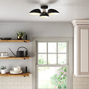 Nathan James Argo Semi Mount Flush Ceiling Light 3-Lights Modern Retro - Brass - Brand New