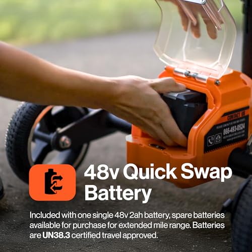 Superhandy 3 Wheel Power Mobility Scooter Single Battery GUT184 - Black - Like New