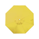 CALIFORNIA UMBRELLA 9-FOOT OFFSET CANTILEVER PATIO UMBRELLA BA908117-F25 LEMON - Like New