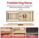 Mugiden Adjustable Dog Ramp for Bed Wooden Folding Portable Pet Ramp - Brand New