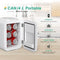 CROWNFUL MINI FRIDGE 4 LITER/6 CAN PORTABLE COOLER WARMER CF-PC4LWHT - WHITE - Like New