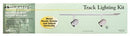 - COOPER LIGHTING P4522-W EMERALD 4' TRACK KIT WITH 2-MEDIUM ROUND BACKS - Like New