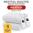 Sunbeam Electric Premium Water Resistant Quilted Heated Mattress Pad B0088AHKKW - Brand New