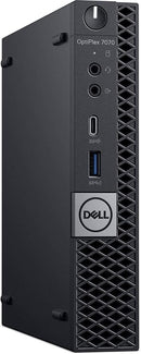 DELL OPTIPLEX 7070 MICRO I5-9500T 32GB 2TB SSD WINDOWS 11 PRO - BLACK - Like New