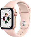 Apple Watch SE GPS LTE 40mm Gold Aluminum Case Pink Sand Sport - Scratch & Dent