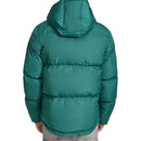 CHAMPION MEN'S QUILTED FULL-ZIP HOODED PUFFER JACKET XL RAIN FOREST GREEN - Like New