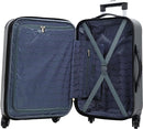 Travelers Club Chicago Hardside Spinner Luggages 5 Piece TCL-77995-00 - BLACK - Like New