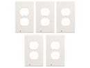 Marquee Home Outlet Covers with Built-In LED Night Lights 5-Pack NA001 - White - Like New