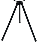 HUNTER 90646 Metal Tripod Fan, Adjustable Tilt, 3 Speeds, 12" Matte Black - Like New