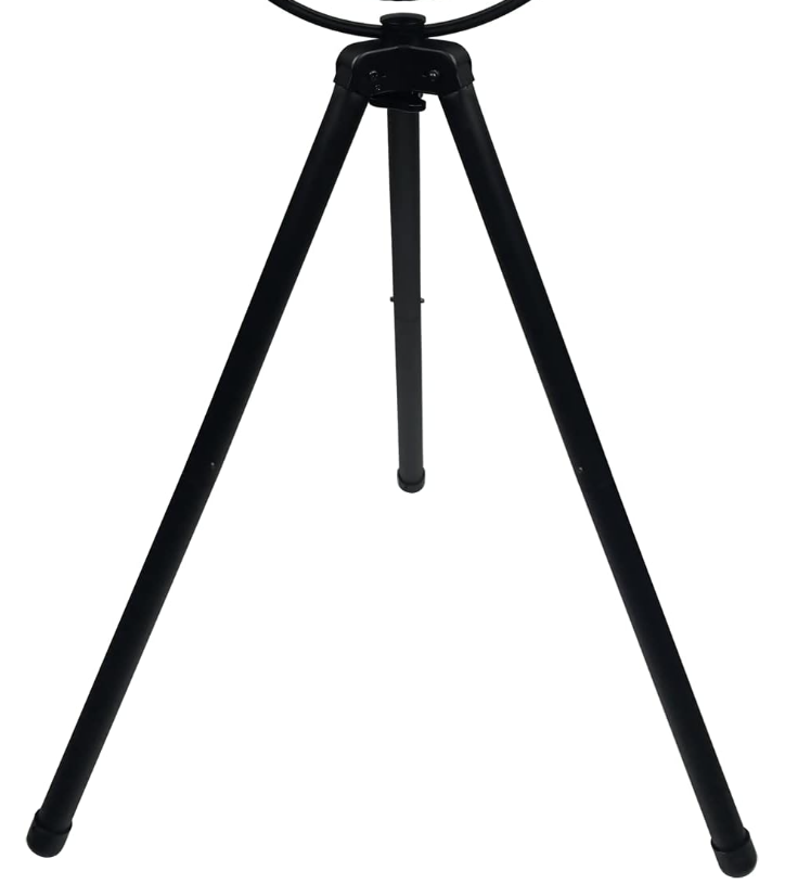 HUNTER 90646 Metal Tripod Fan, Adjustable Tilt, 3 Speeds, 12" Matte Black - Like New