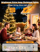 Brightever LED Christmas Tree Lights 900 Bulbs 295FT, Remote - Warm White - Like New