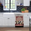 Farmhouse Cows Dishwasher Cover Magnet Sticker Bird Animal Home Decor - Brand New