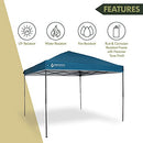 ARROWHEAD OUTDOOR 10’X10’ POP-UP CANOPY & INSTANT SHELTER BLUE V2 (NEW) KGS0383U - Like New