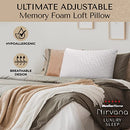 MUELLERHOME MUELLER NIRVANA QUEEN SIZE MEMORY FOAM LOFT PILLOW, LP-1200 - Like New