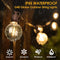 MLAMBERT 50FT LED OUTDOOR STRING LIGHTS G40 GLOBE DIMMABLE PATIO - BLACK - Like New