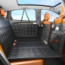 PROZAR Dog Car Seat Cover for Back Seat Hard Bottom Back Seat Extender - Orange - Like New