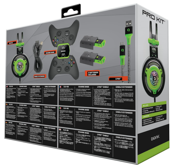 Bionic Pro Headset Bionik Pro Kit for Xbox Series X/S Gaming Headset -Controller BNK-9084 ...