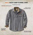 6464CRHT4XT Legendary Whitetails Mens Button Down Flannel Shirt 4XLT - Heather - Brand New