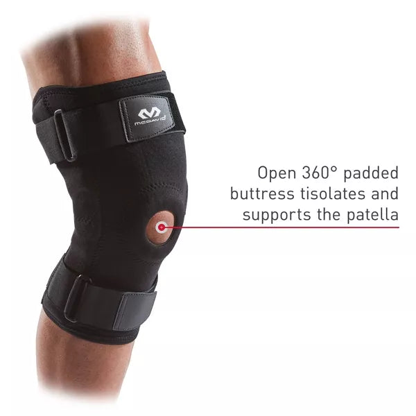 MCDAVID SPORT KNEE BRACE WITH HINGES, SIZE - SIZE L/XL - BLACK - Like New