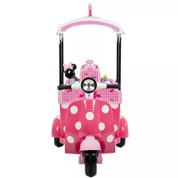HUFFY DISNEY MINNIE MOUSE BAKERY CART BATTERY RIDE-ON - 6V - AGE 3+ - PINK - Like New
