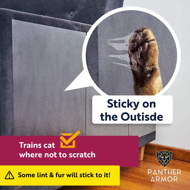 PANTHER ARMOR CAT TRAINING TAPE, 5XL & 5L DOUBLE-SIDED STICKY TAPE SHEETS - Brand New
