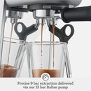 BREVILLE BAMBINO ESPRESSO MACHINE BRUSHED STAINLESS STEEL BES450BSS1BUS1 - Like New