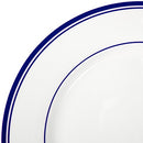 Amazon Basics 16-Piece Cafe Stripe Dinnerware Set Blue B00Q5X1VRC - NEW - Brand New