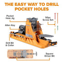 BORA Automatic Pocket Hole Jig with 50 Color-Coated Screws - Like New