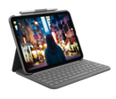 LOGITECH SLIM FOLIO 10.9 APPLE IPAD 10TH GEN CARRYING CASE - OXFORD GRAY - Brand New