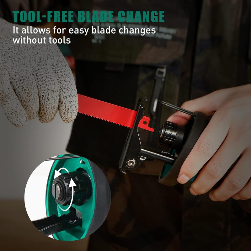 HYCHIKA 18V CORDLESS RECIPROCATING SAW - TOOL ONLY - GREEN - Like New