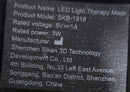 BALNORE LED LIGHT THERAPY MASK - BLACK - Like New