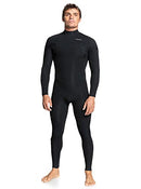 Quiksilver Mens Everyday Sessions 3/2 Back Zip Wetsuit - Black | Large Short - Brand New
