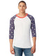 ALTERNATIVE PRINTED BBALL TEE - SIZE: MEN S - ECO IVORY/ STARS - Like New