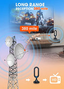 WUMINGLU TV ANTENNA FOR SMART TV INDOOR CLEAR 4K DIGITAL ANTENNA - BLACK - Like New