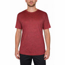 GALAXY BY HARVIC KICK START GEAR MEN'S SHORT SLEEVE CREW NECK TEE - MEN S - RED - Brand New
