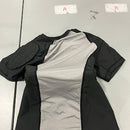 TUOY PADDED TSHIRT COMPRESSION SHORT SLEEVE - SIZE: YOUTH YM - BLACK/GRAY - Brand New