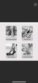 AICNTECH INTELLIGENT FOOT MASSAGER MACHINE WITH HEAT - GRAY - Like New