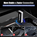 BVICNG 2 IN 1 WIRELESS CARPLAY ADAPTER & ANDROID AUTO WIRELESS 5.0 - BLACK - Like New