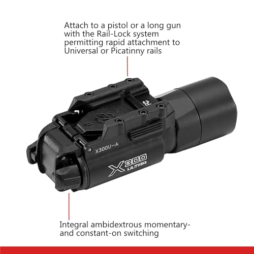 SureFire X300U-A Ultra High Output 1000 Lumens LED Weapon Light - Scratch & Dent