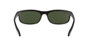 RAY-BAN MENS RB2027 PREDATOR 2 RECTANGULAR SUNGLASSES MATTE BLACK G-15 GREEN - Like New