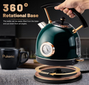 Pukomc 1.8L Electric Water Kettle with Temperature Gauge Curved Handle - Like New