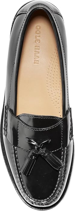 COLE HAAN MEN'S PINCH TASSEL LOAFER - SIZE: MEN 10.5E(XW) - BLACK - Brand New