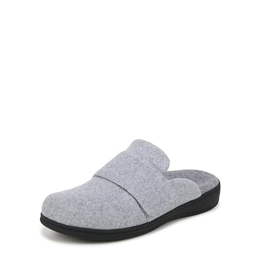 J0892F5021 Vionic Women's Gemma Mules Footbed Light Grey Size 7 - Like New