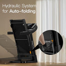 UMAY FITNESS HOME FOLDING INCLINE TREADMILL WITH PULSE SENSORS - BLACK - Like New