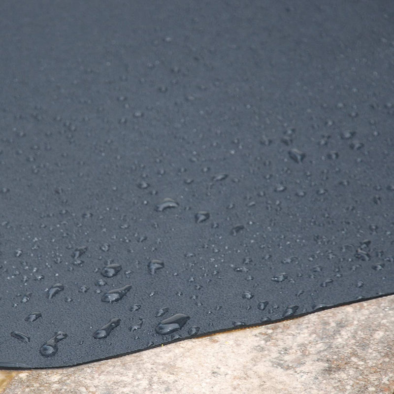 727195 VersaTex Multi-Purpose Recycled Rubber Floor Mat 30" x 60" - Black Like New