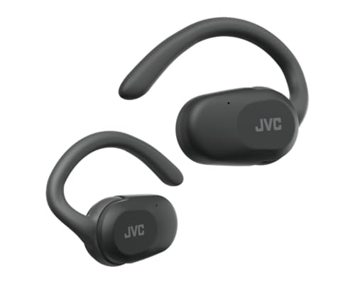 JVC NEARPHONES OPEN EAR TRUE WIRELESS HEADPHONES - BLACK - HA-NP40T - Like New