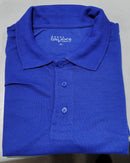 GALAXY BY HARVIC MENS POLO PIQUE SHIRT - SIZE: MEN XL - ROYAL BLUE - Brand New