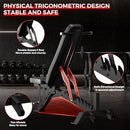 STACOO WORKOUT BENCH FOR HOME GYM, 1300LBS SC-YLD-MS - BLACK - Like New