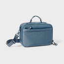 ALL IN MOTION FAUX NEOPRENE LUNCH TOTE - ALL IN MOTION - DUSTY NAVY - Like New