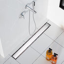 Neodrain 36" Brushed Linear Shower Drain,2-in-1 Flat& Tile Insert Cover - Brand New